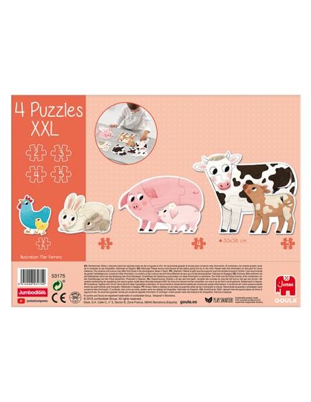  PUZZLE XL MAMAS Y BEBES ( 2,3,4,5 PIEZAS ) 