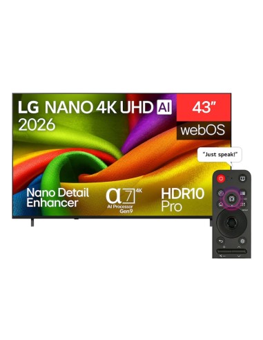 NANO 4K UHD AI 43NU850B6LA 109,2 cm (43") 4K Ultra HD Smart TV Wifi Negro