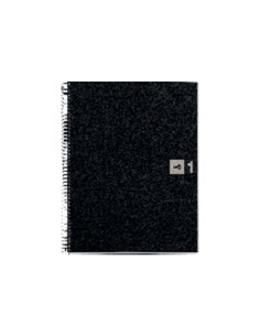 MIQ CUAD NB1 A4 5X5 80H 70G PP GRIS 2473