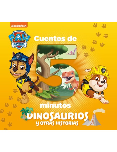 Cuentos de 5 minutos Dinosaurios y otras historias Paw Patrol Patrulla Canina