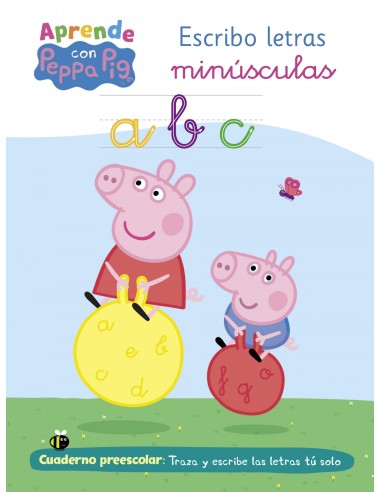 APRENDO CON PEPPA ESCRIBO LETRAS MINUSCULAS