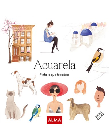 Acuarela Pinta lo que te rodea Col Hobbies