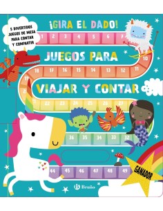 Gira el dado Juegos para viajar y contar