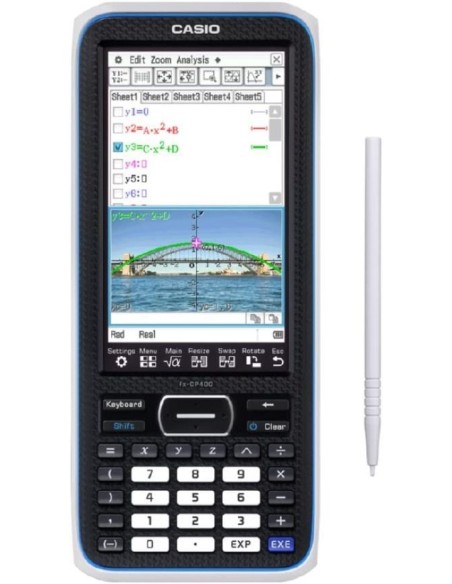 Calculadora grafica fx cp400 pantalla tactil 48 pulgadas