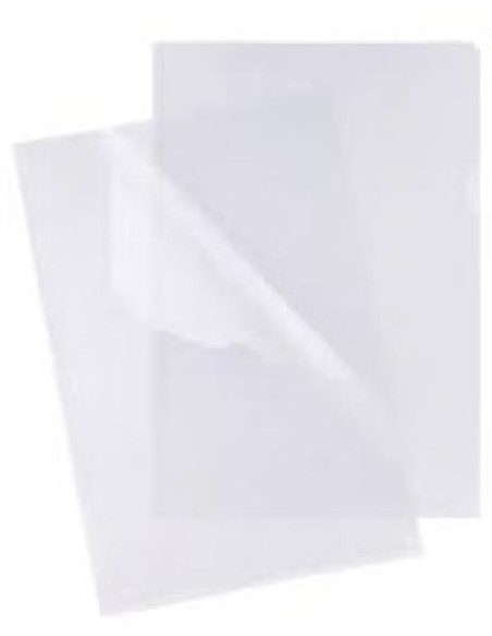 C 100 fundas dossier unero liso a4 polipropileno transparente
