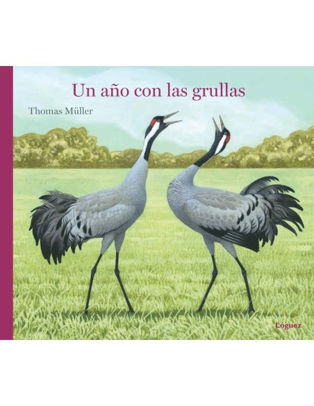 Un ano con las grullas