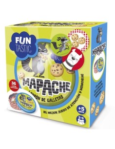 CARTAS REDONDAS FUNTASTIC MAPACHE