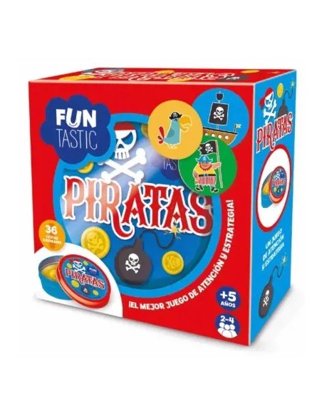 CARTAS REDONDAS FUNTASTIC PIRATAS