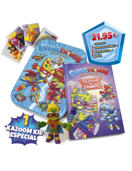 Libro Coleccionista Comics Superthings KK y GK Series Version LATA