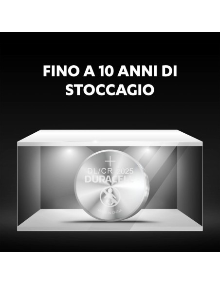  Blister 2 pila de boton duracell cr2025 