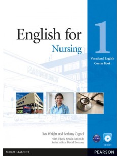 English for Nursing Level 1 Coursebook and CD ROM Pack