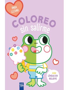 Coloreo sin salirme Para llevar Rana