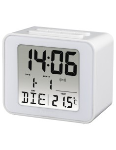 Cube Reloj despertador digital Blanco