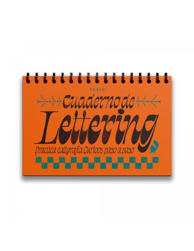 Cuaderno de lettering Practica caligrafia Curioos paso a paso