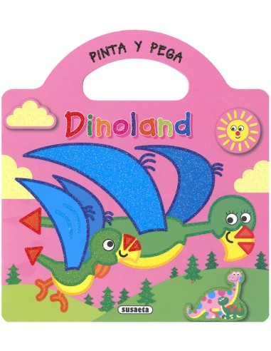 Pinta y pega Dinoland 2