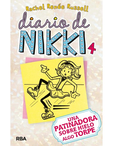 Una patinadora sobre hielo algo torpe