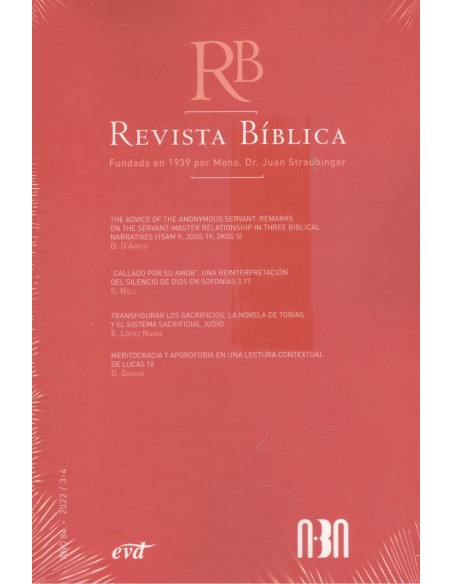 Revista biblica ano 84 3 4