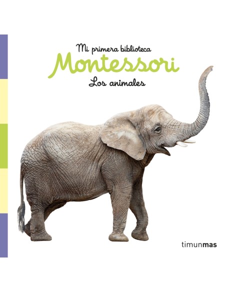 Los animales Libro de tela Mi primera biblioteca Montessori