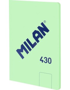 LIBRETA MILAN 430 A5 48h LISO VERDE