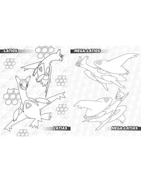 POKEMONAVENTURAS PARA COLOREAR LEGENDARIOS Y SINGULARES