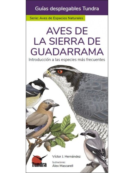 AVES DE LA SIERRA DE GUADARRAMA GUIAS DESPLEGABLES TUNDRA