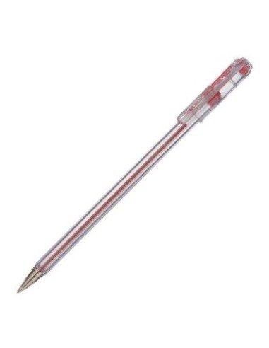 C 12 boligrafo superb bk77 rojo punta 07mm pentel