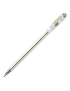 C 12 boligrafo superb bk77 verde punta 07mm pentel