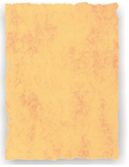 Paq 25 papel pergamino a4 200g color marmol amarillo
