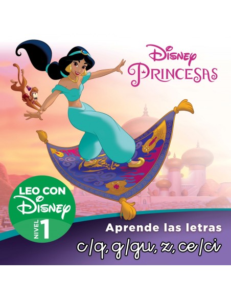 Jasmin Aprende las letras c q g gu ce ciz Leo con Disney Nivel 1