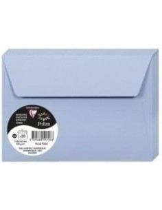 PAQ 20 SOBRE POLLEN 114X162 AZUL LAVANDA