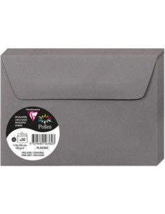 PAQ 20 SOBRE POLLEN 114X162 GRIS ACERO