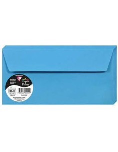 PAQ 20 SOBRE POLLEN 110X220 COLOR AZUL TURQUESA