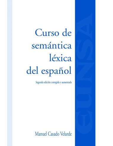 Curso de semantica lexica del espanol