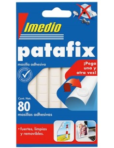 C 12 sobre masilla adhesiva blanca patafix imedio