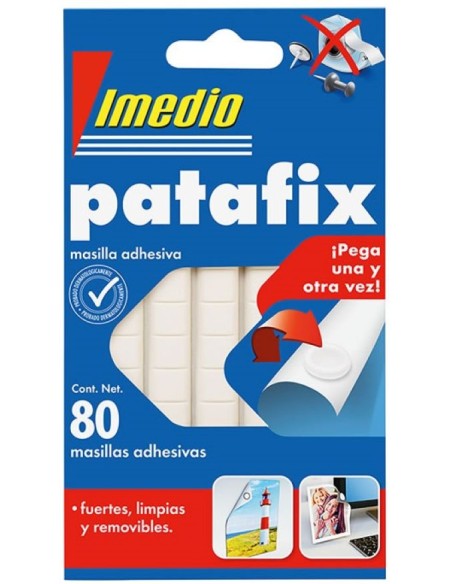 C 12 sobre masilla adhesiva blanca patafix imedio
