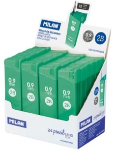 EXP 24 CAJAS DE 12 MINAS GRAFITO 09MM 2B