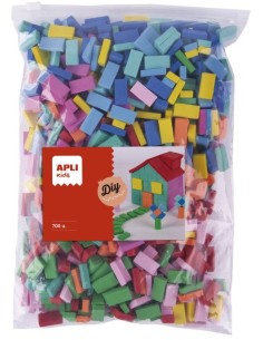 BOLSA 700 MINI LADRILLOS GOMA EVA