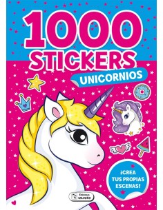 1000 STICKERS UNICORNIOS