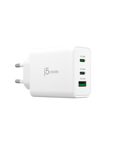 JUP3365E-EN Cargador USB-C® de 65W GaN de 3 puertos - UE