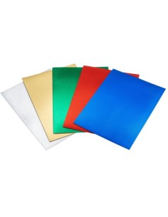 PACK 3 LAMINAS GOMA EVA METALIZADA ROJO 40X60