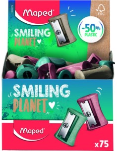 Exp 75 afilalapices plastico 1 uso vivo smiling planet
