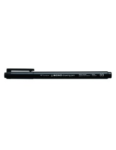 ROTUL.TOMBOW MONO DRAWING P.FINA 03 NEGR - Pack de 4 unidades