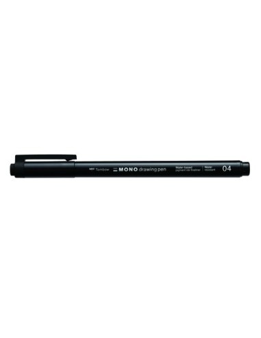 ROTUL.TOMBOW MONO DRAWING P.FINA 04 NEGR - Pack de 4 unidades
