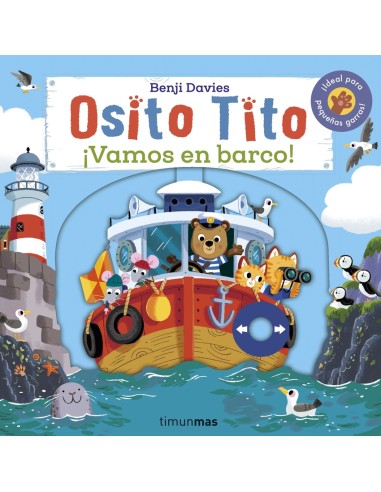 Osito Tito Vamos en barco