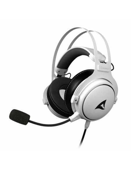 Skiller SGH50 Auriculares Alámbrico Diadema Juego Negro, Blanco