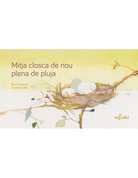 Mitja closca de nou plena de pluja