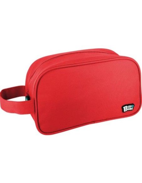 Portatodo cuadrado bits ampbobs color rojo 28x18x10 cm