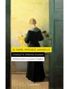 El papel pintado amarillo