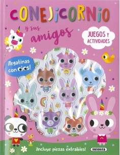 Conejicornio Pegatinas con ojos