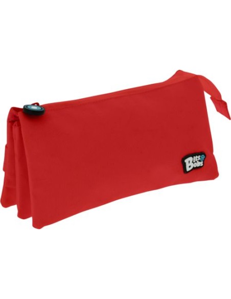 PORTATODO TRIPLE PLANO BITS ampBOBS ROJO 245X12X14 CM
